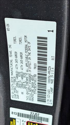 New 2026 Toyota Tundra Platinum AWD/4WD image 30