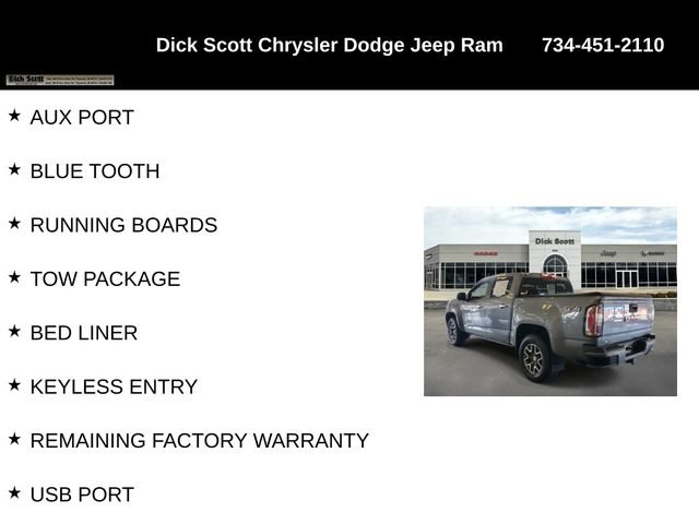 Used 2022 GMC Canyon AT4 w/ Trailering Package AWD/4WD image 16