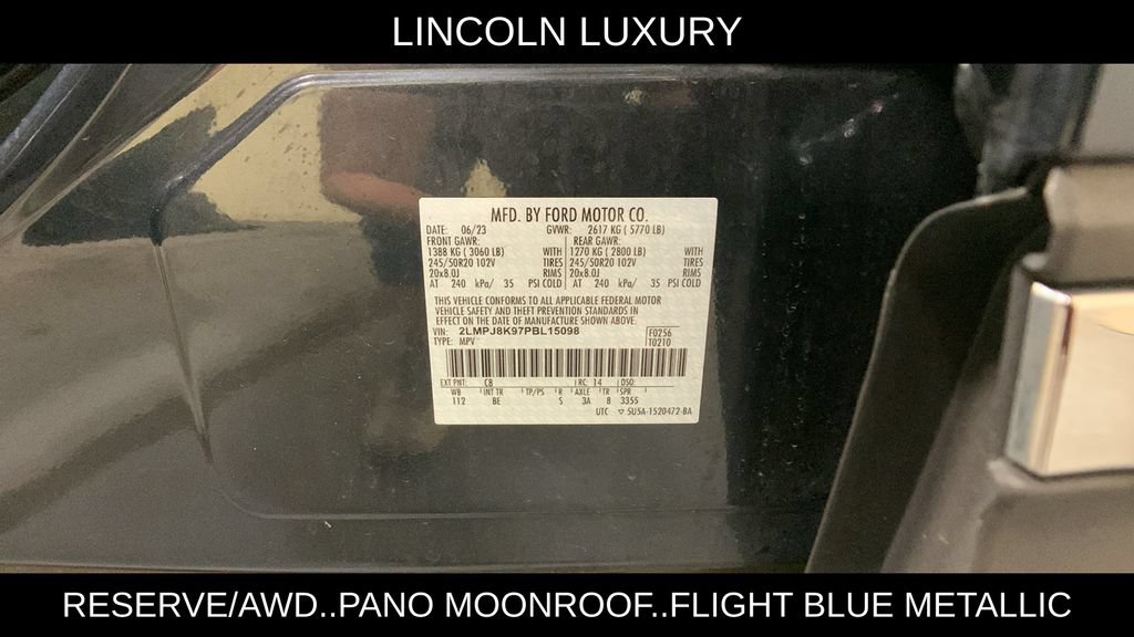 Used 2023 Lincoln Nautilus Reserve AWD/4WD image 47