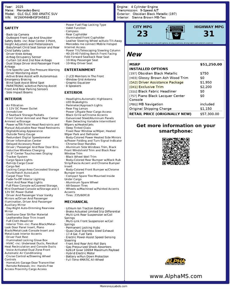 Used 2025 Mercedes-Benz GLC 300 4MATIC image 3