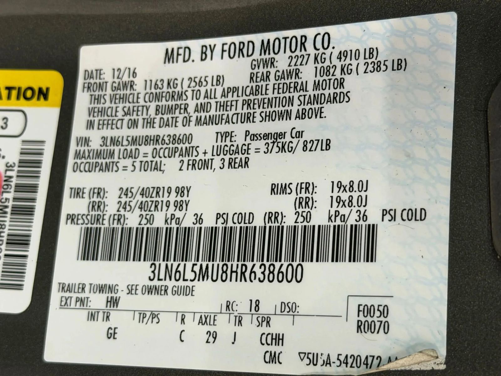 Used 2017 Lincoln MKZ Reserve FWD image 36