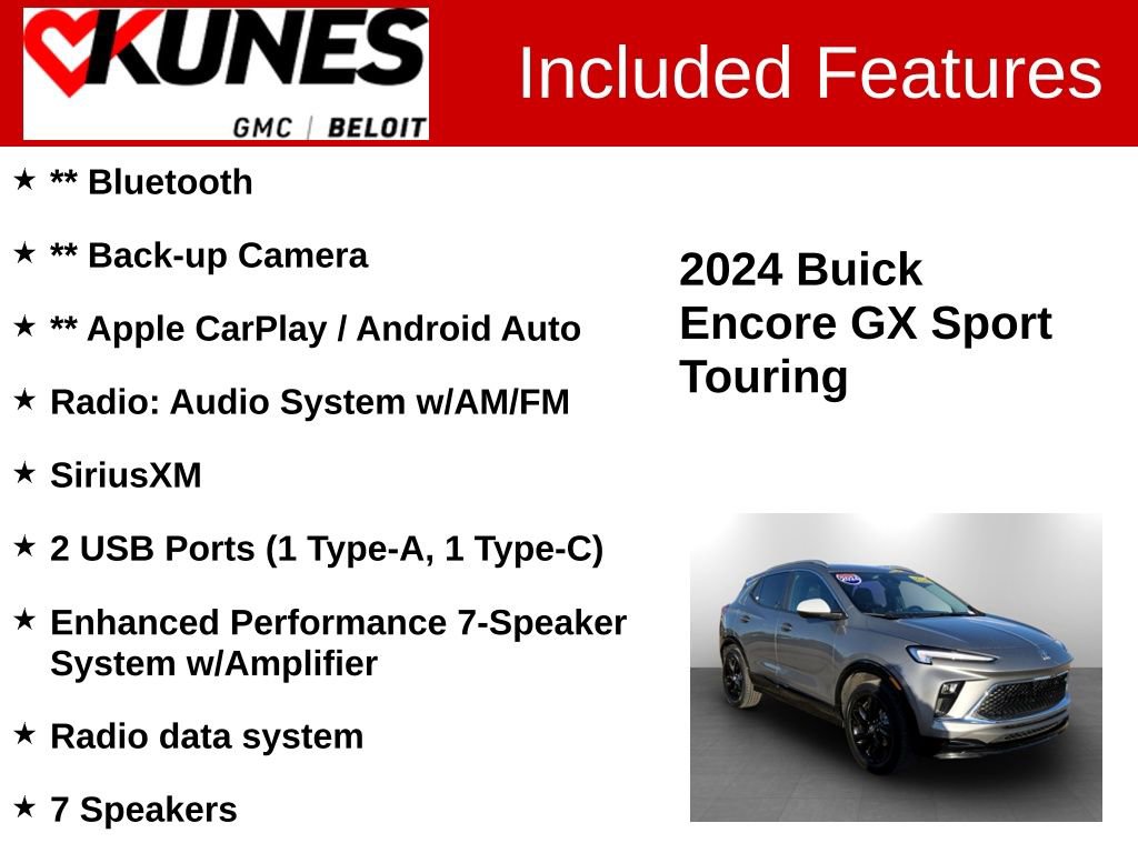 Used 2024 Buick Encore GX Sport Touring image 2