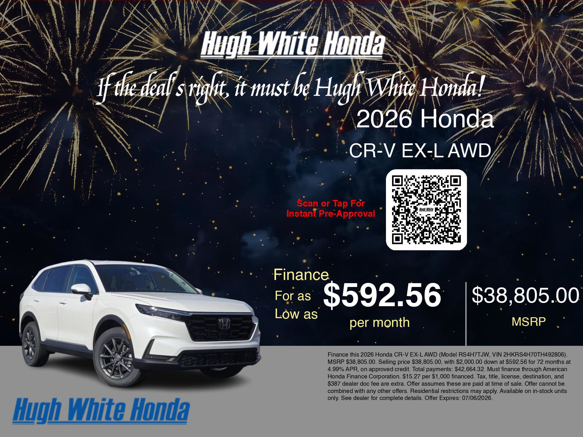 New 2026 Honda CR-V EX-L image 7