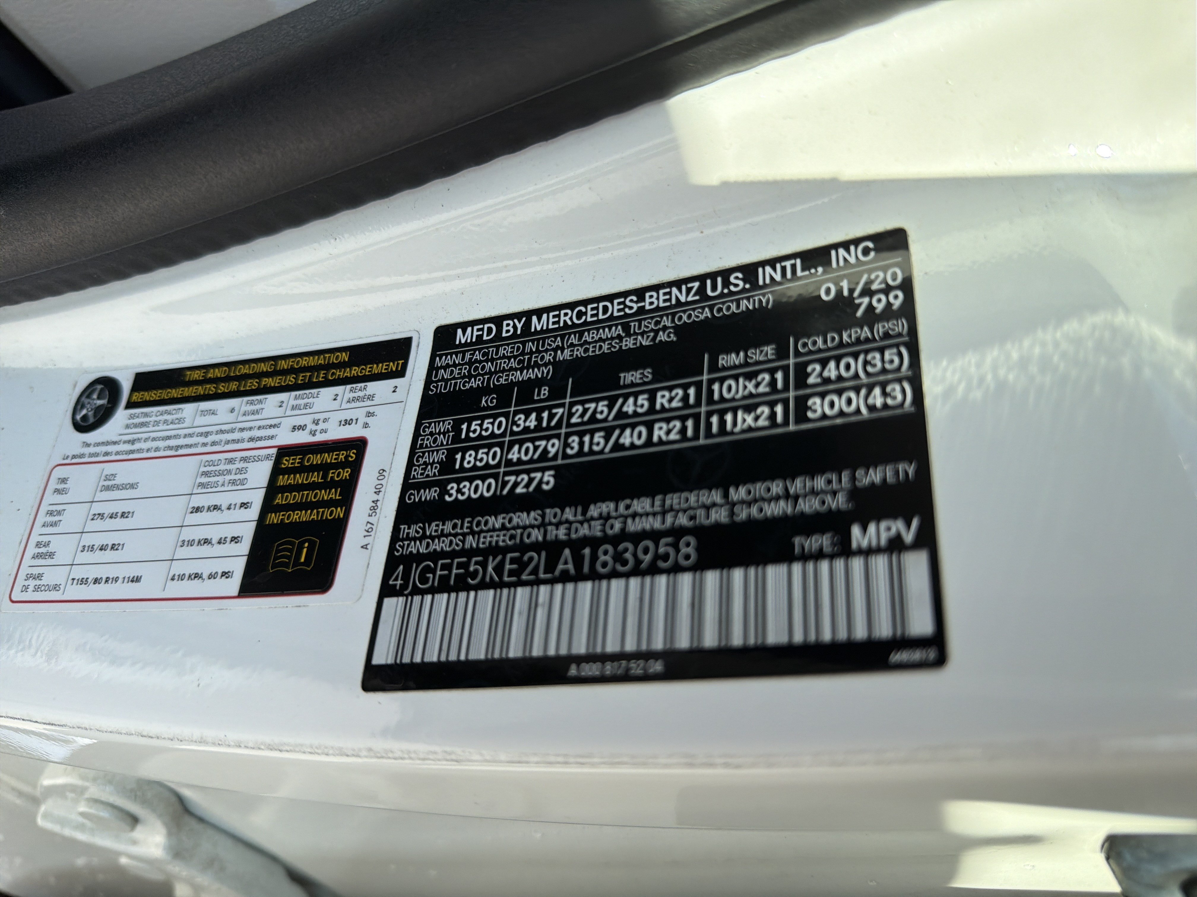 Certified 2020 Mercedes-Benz GLS 450 4MATIC image 37