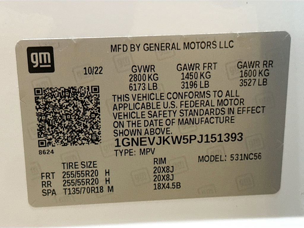 Used 2023 Chevrolet Traverse RS w/ LPO, Floor Liner Package image 34