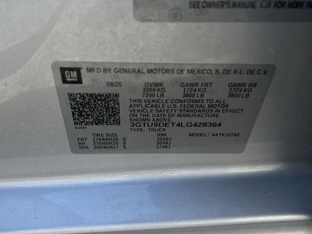 Used 2020 GMC Sierra 1500 SLT w/ SLT Premium Plus Package image 33