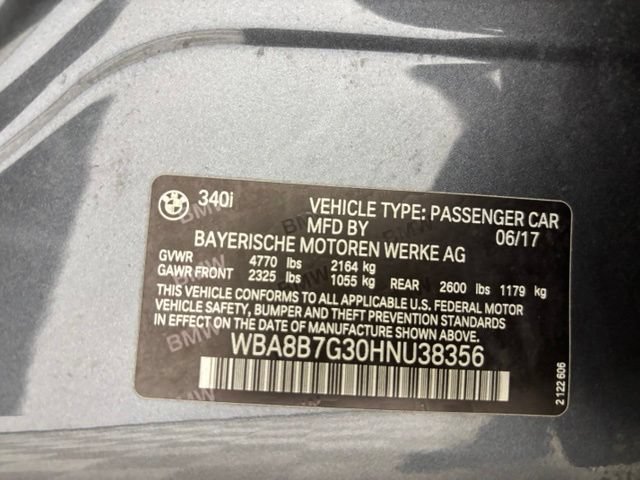 Used 2017 BMW 340i xDrive Sedan AWD/4WD image 25