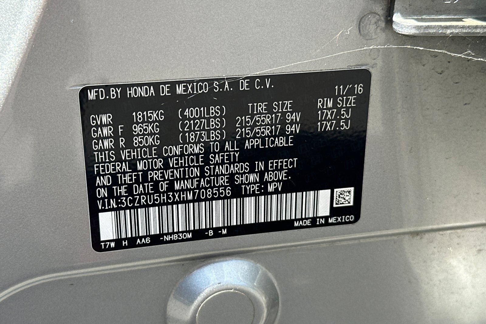 Used 2017 Honda HR-V LX image 27