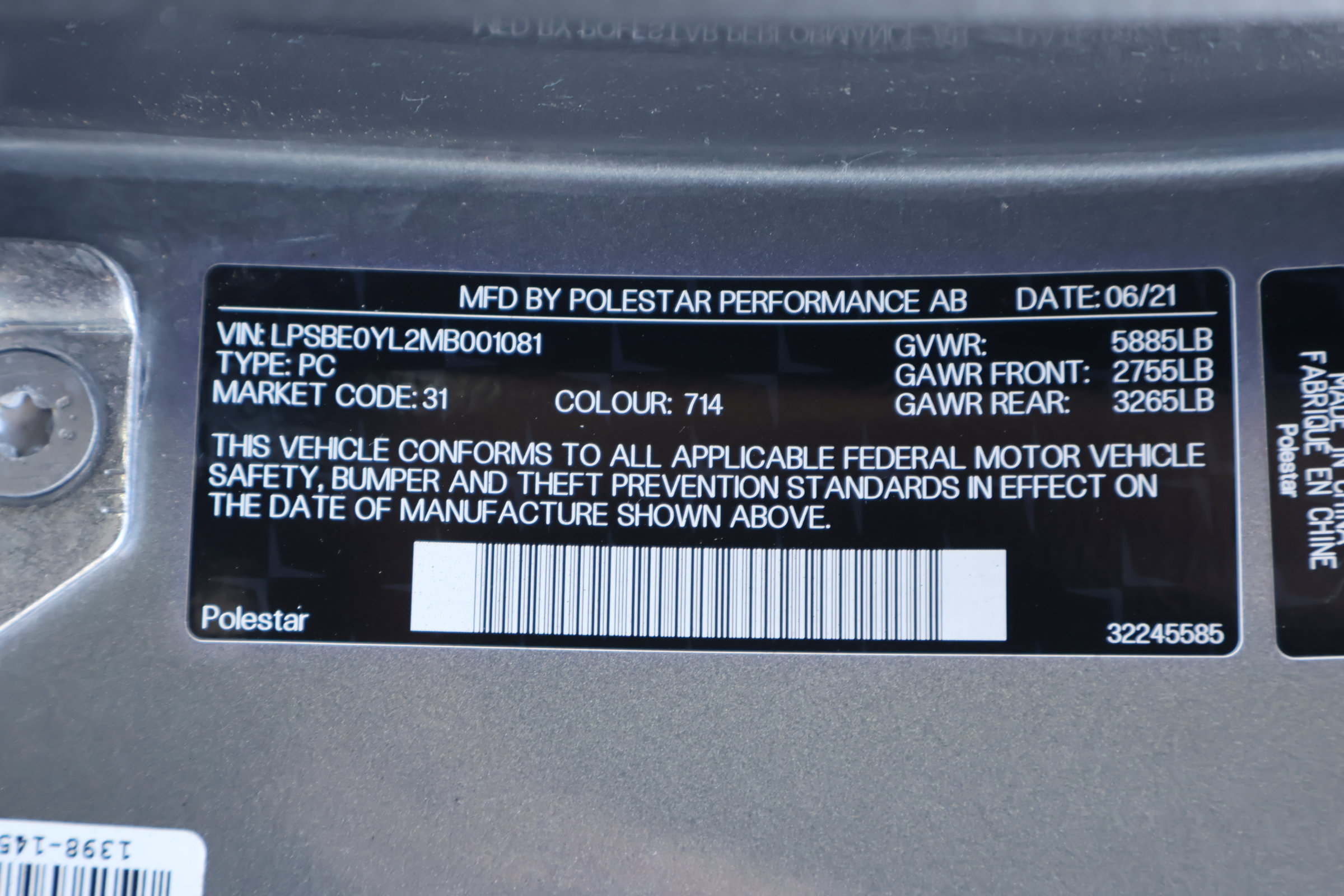 Used 2021 Polestar Polestar 1 image 26