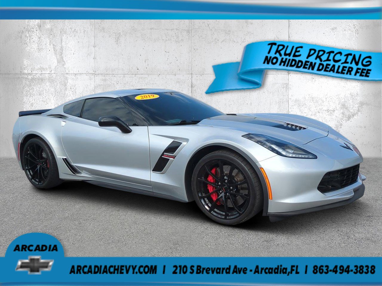 Used 2019 Chevrolet Corvette Grand Sport w/ Carbon Flash Badge Package