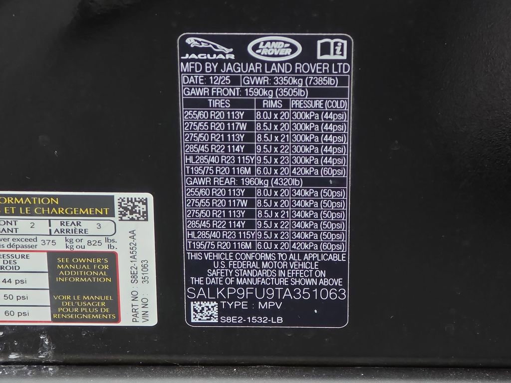 New 2026 Land Rover Range Rover SE AWD/4WD image 37