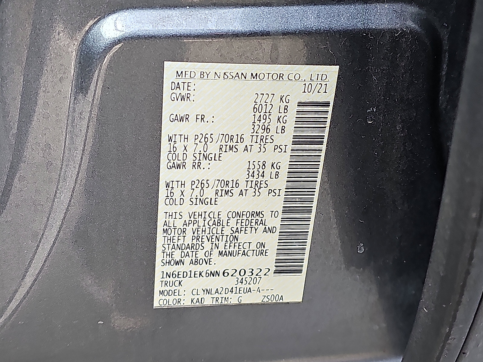 Used 2022 Nissan Frontier S w/ Technology Package image 27