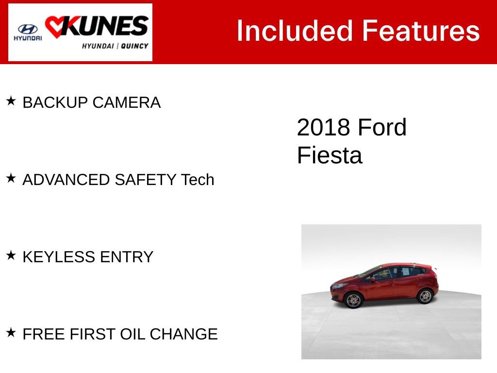 Used 2018 Ford Fiesta SE FWD image 2