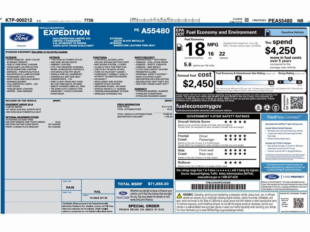 Used 2023 Ford Expedition Limited image 2
