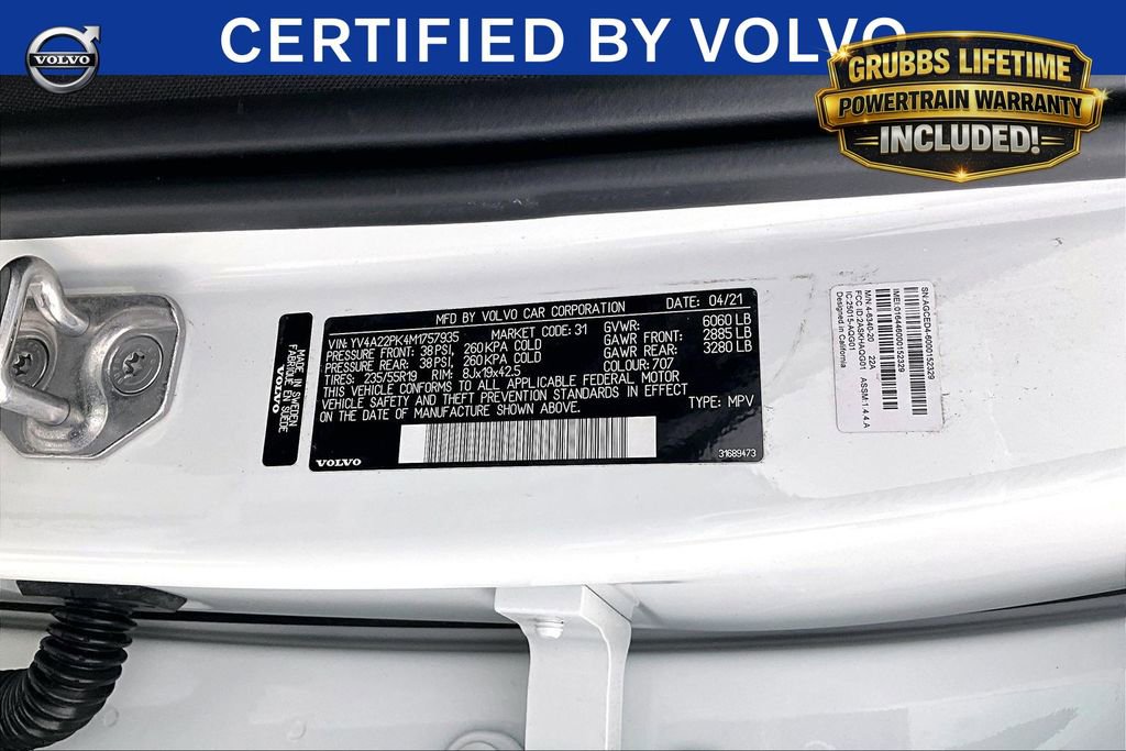Used 2021 Volvo XC90 T6 Momentum w/ Climate Package AWD/4WD image 42
