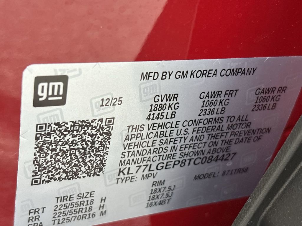 New 2026 Chevrolet Trax RS w/ Sunroof Package image 33