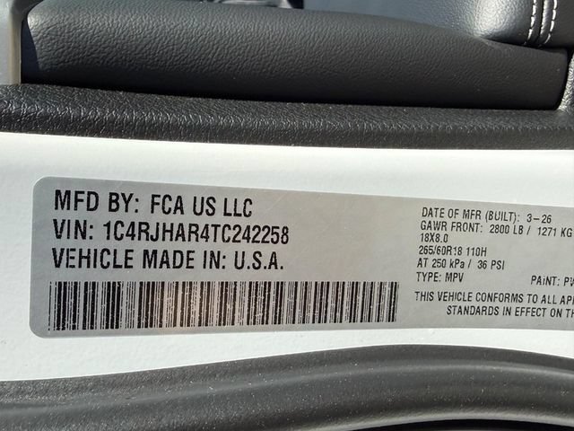New 2026 Jeep Grand Cherokee Altitude AWD/4WD image 37