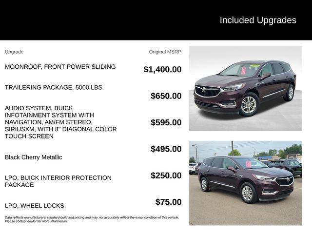 Used 2019 Buick Enclave Essence w/ Trailering Package, 5000 lbs. AWD/4WD image 8