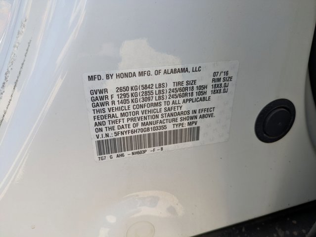 Used 2016 Honda Pilot EX-L image 17