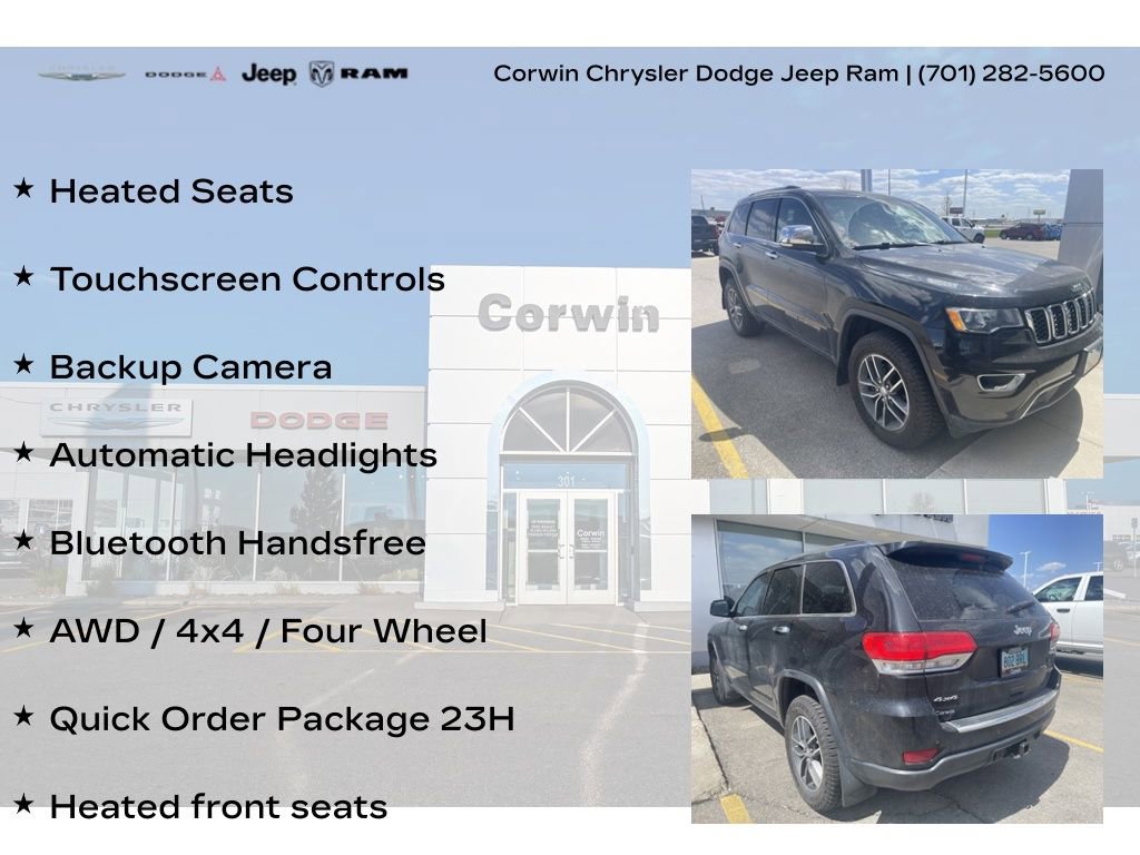 Used 2017 Jeep Grand Cherokee Limited AWD/4WD image 8