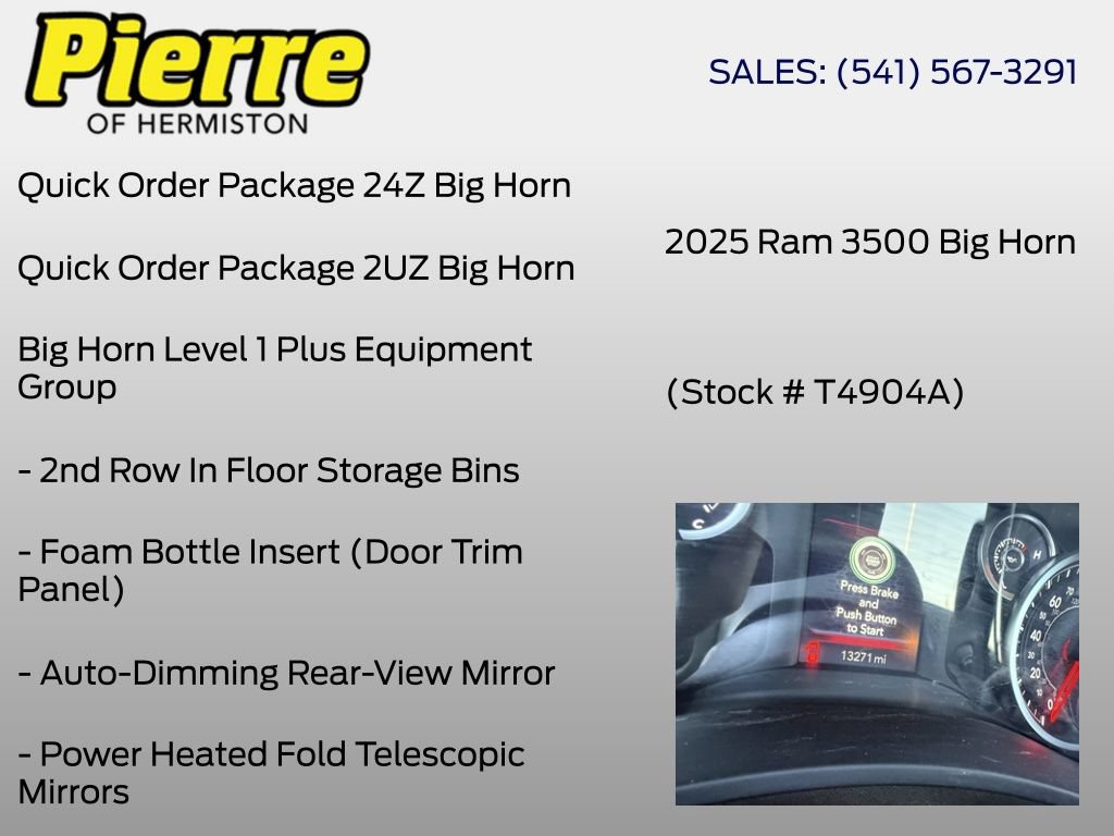 Used 2025 RAM 3500 Big Horn AWD/4WD image 6