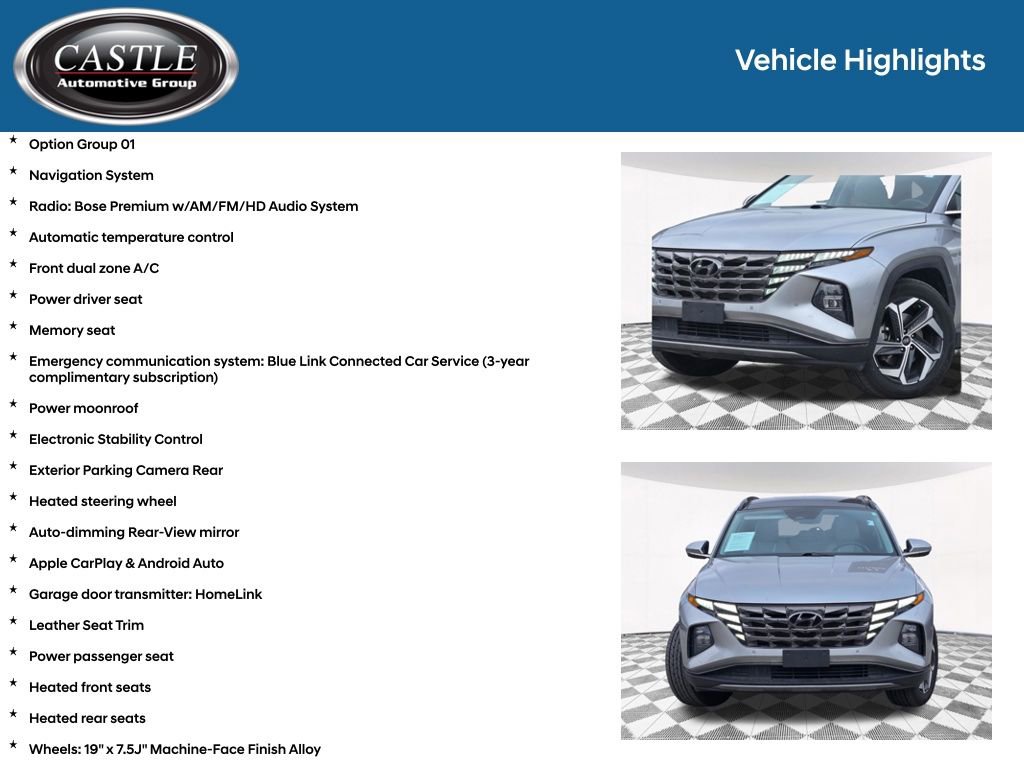 Certified 2024 Hyundai Tucson Limited FWD image 8