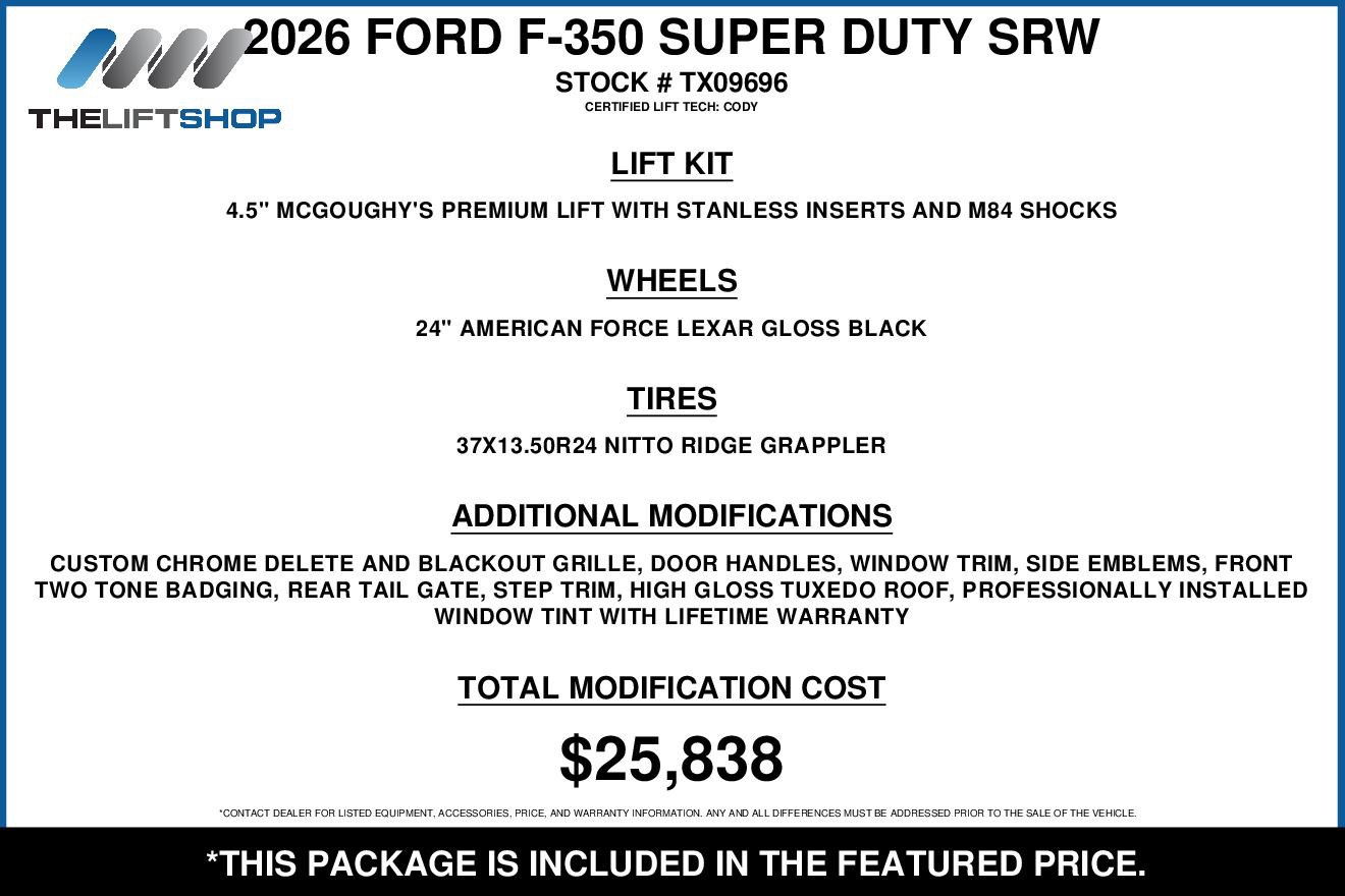 Used 2026 Ford F350 Platinum w/ Platinum Plus Package AWD/4WD video 2