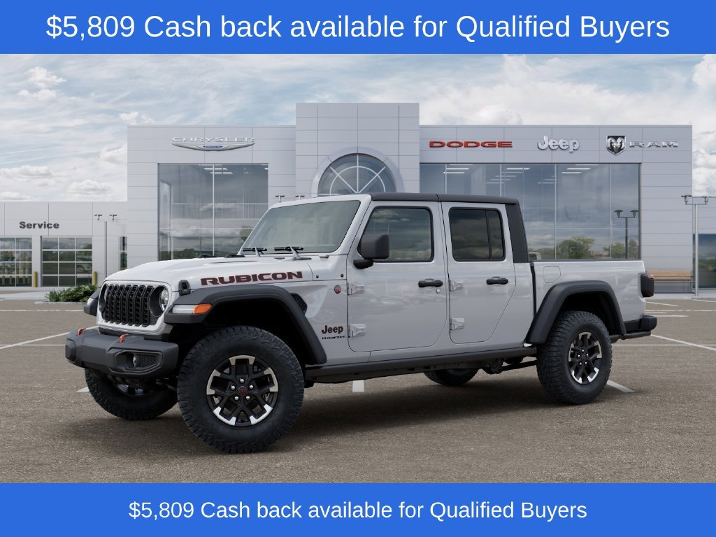 New 2026 Jeep Gladiator Rubicon w/ Steel Power Dome Hood Package AWD/4WD image 2
