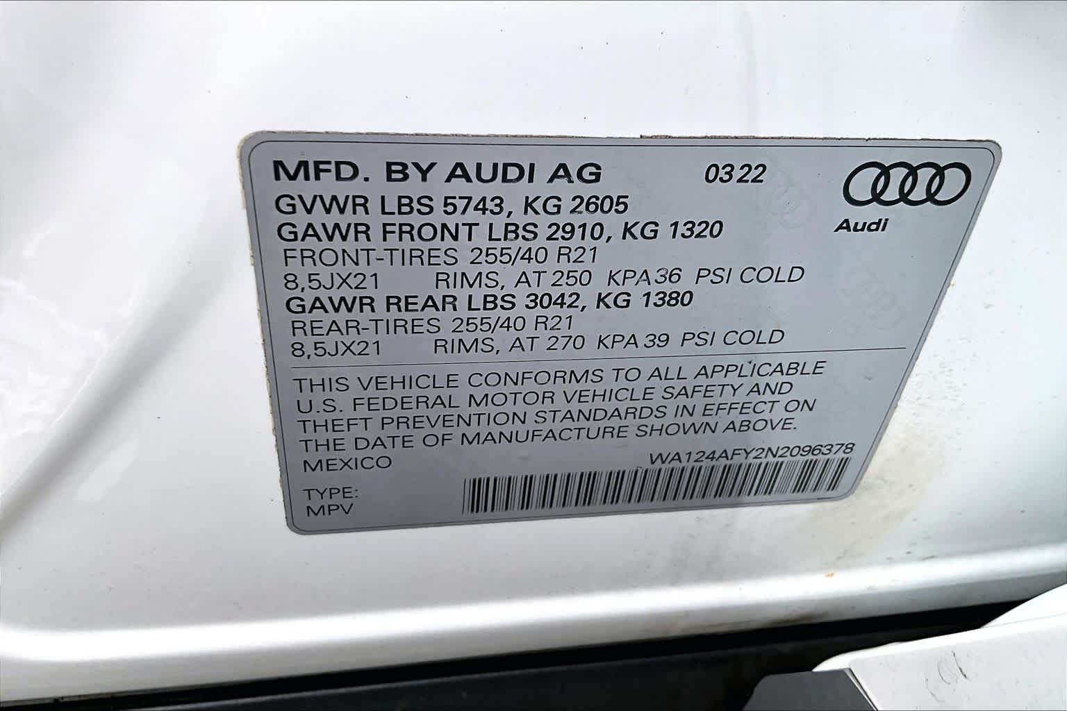 Used 2022 Audi SQ5 Premium Plus AWD/4WD image 33