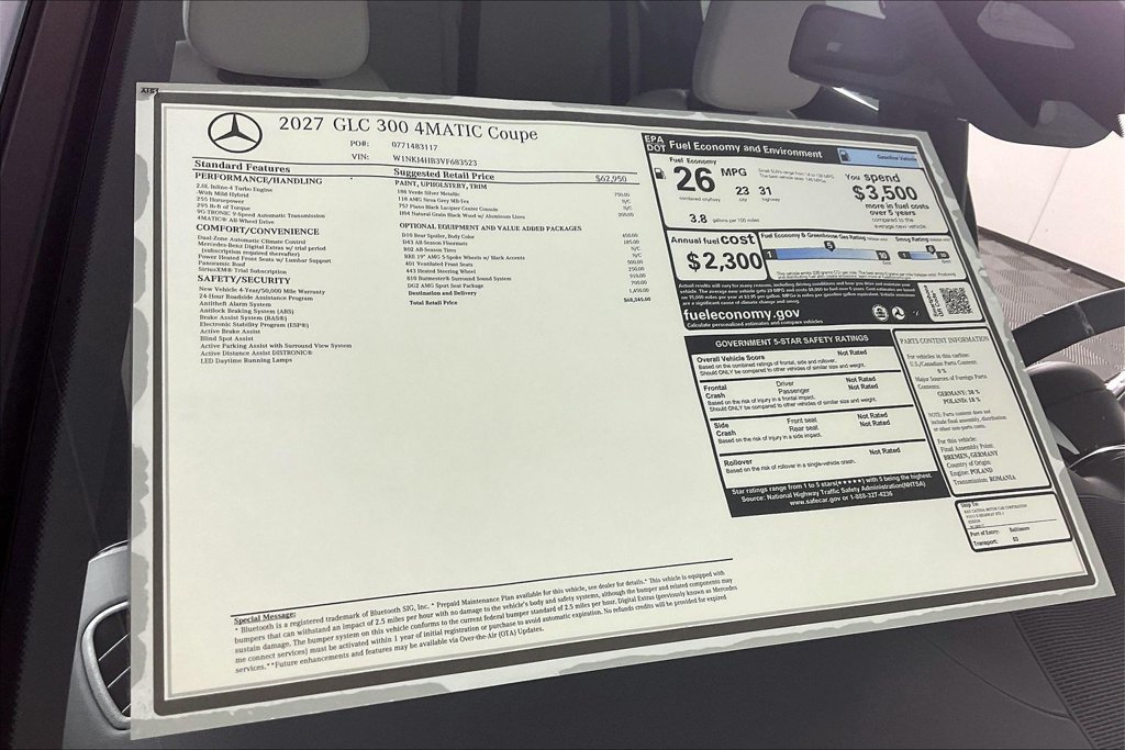 New 2027 Mercedes-Benz GLC 300 4MATIC image 13