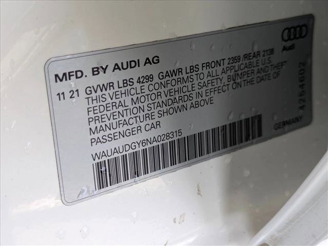 Used 2022 Audi A3 2.0T Premium w/ Convenience Package image 25