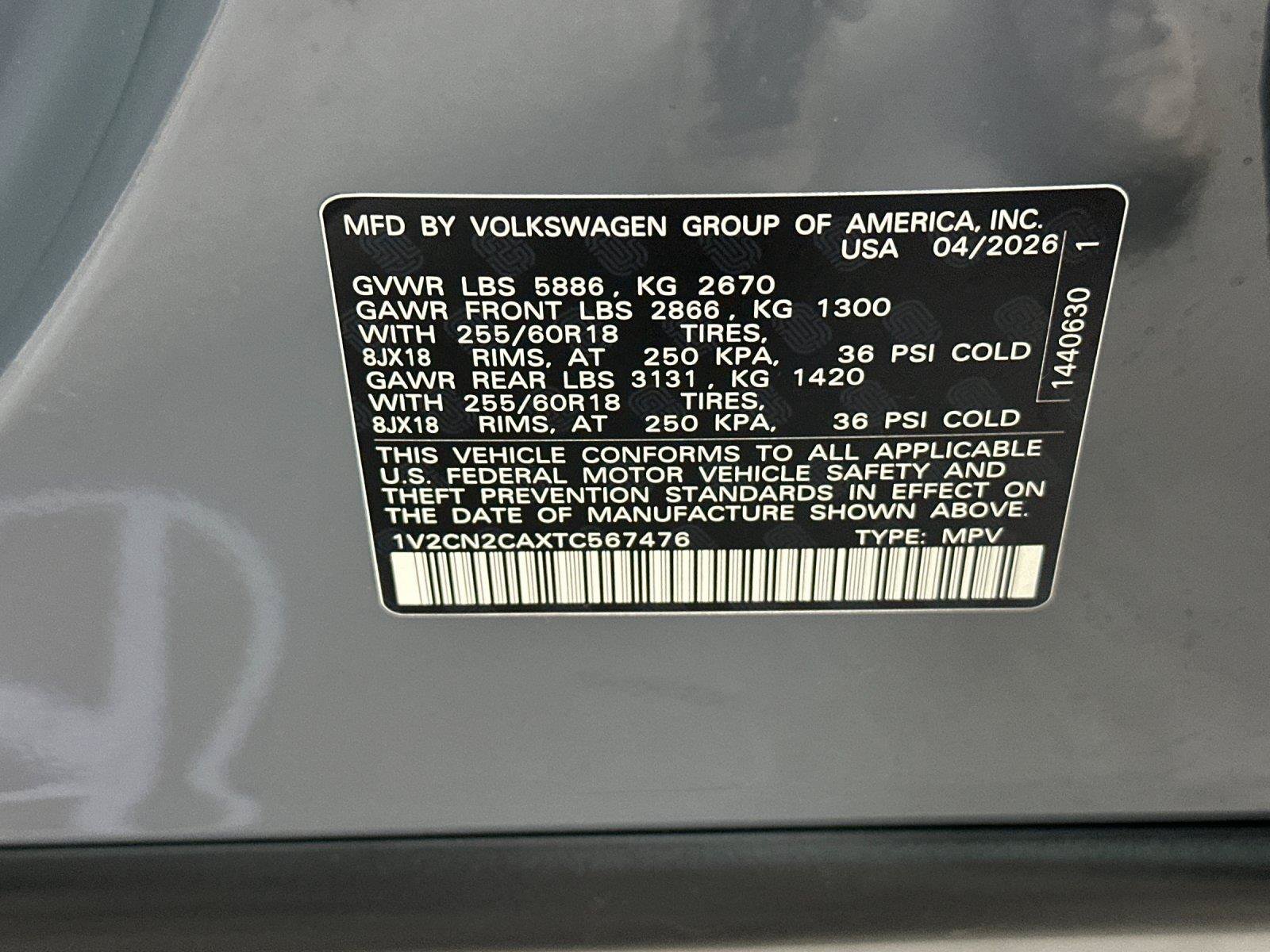New 2026 Volkswagen Atlas Peak Edition AWD/4WD image 27