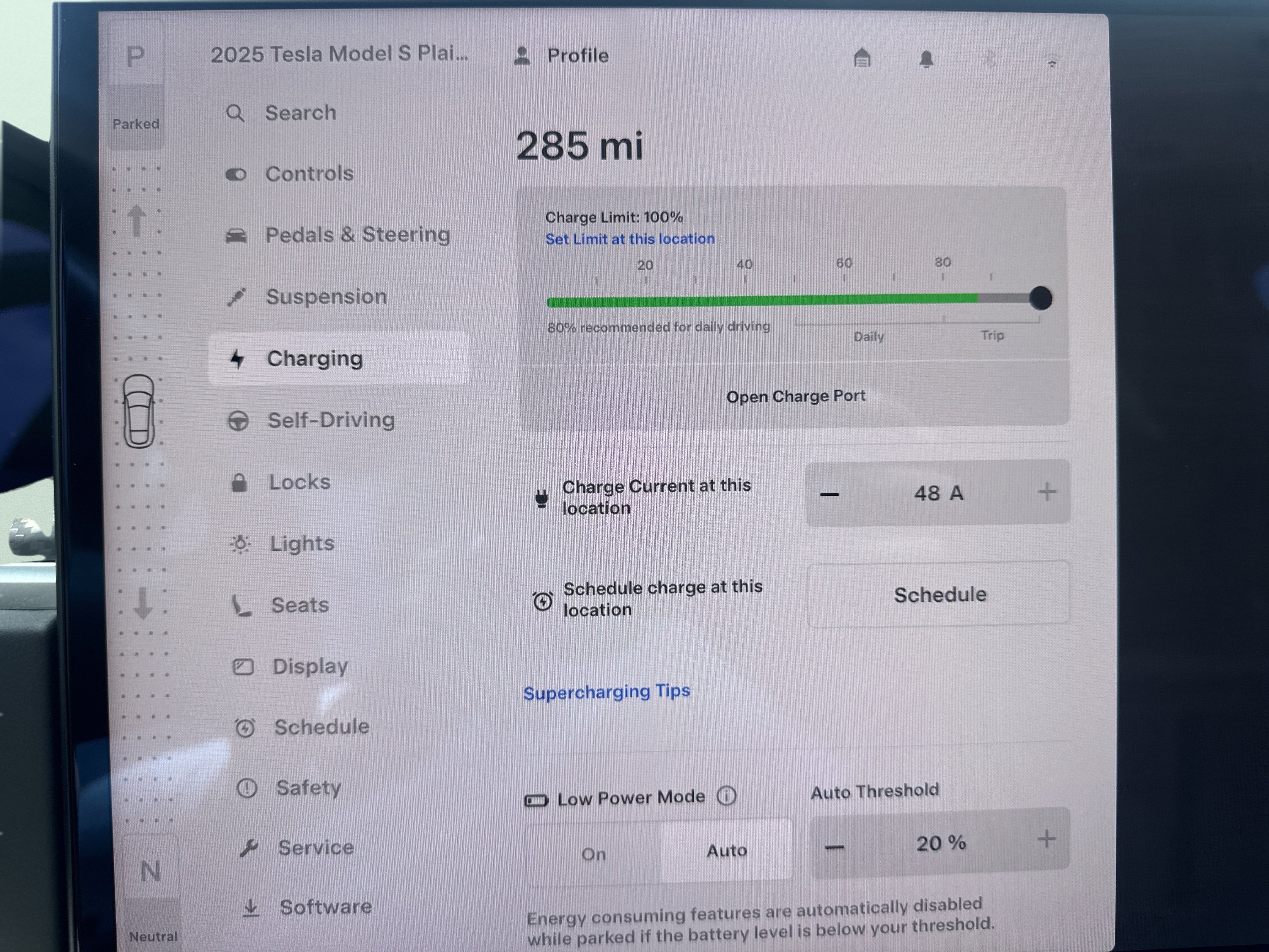 Used 2025 Tesla Model S Plaid AWD/4WD image 4