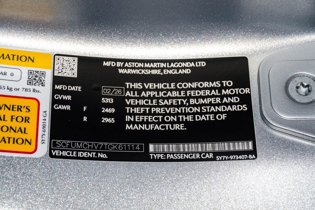 New 2026 Aston Martin Vanquish Convertible image 39