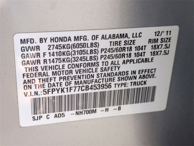 Used 2012 Honda Ridgeline Sport image 31