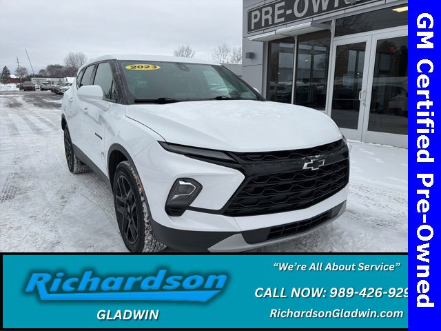 Certified 2023 Chevrolet Blazer LT w/ LPO, Black Grille Bar Package