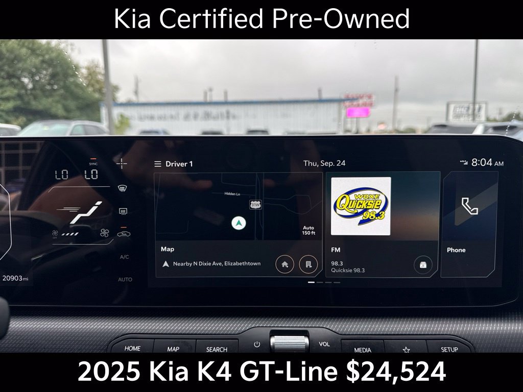 Certified 2025 Kia K4 GT-Line w/ GT-Line Sunroof Package FWD image 27