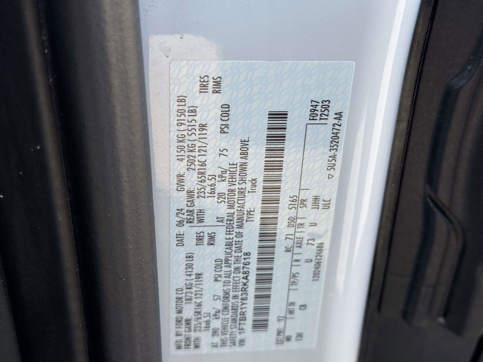 Used 2024 Ford Transit 250 Low Roof w/ Exterior Upgrade Package image 16