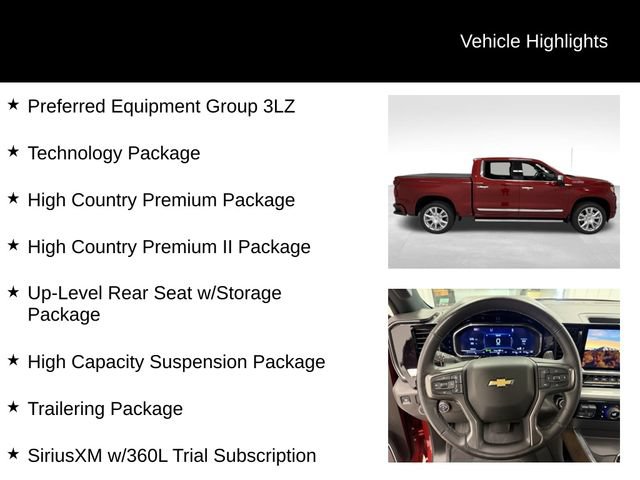 Certified 2025 Chevrolet Silverado 1500 High Country AWD/4WD image 16