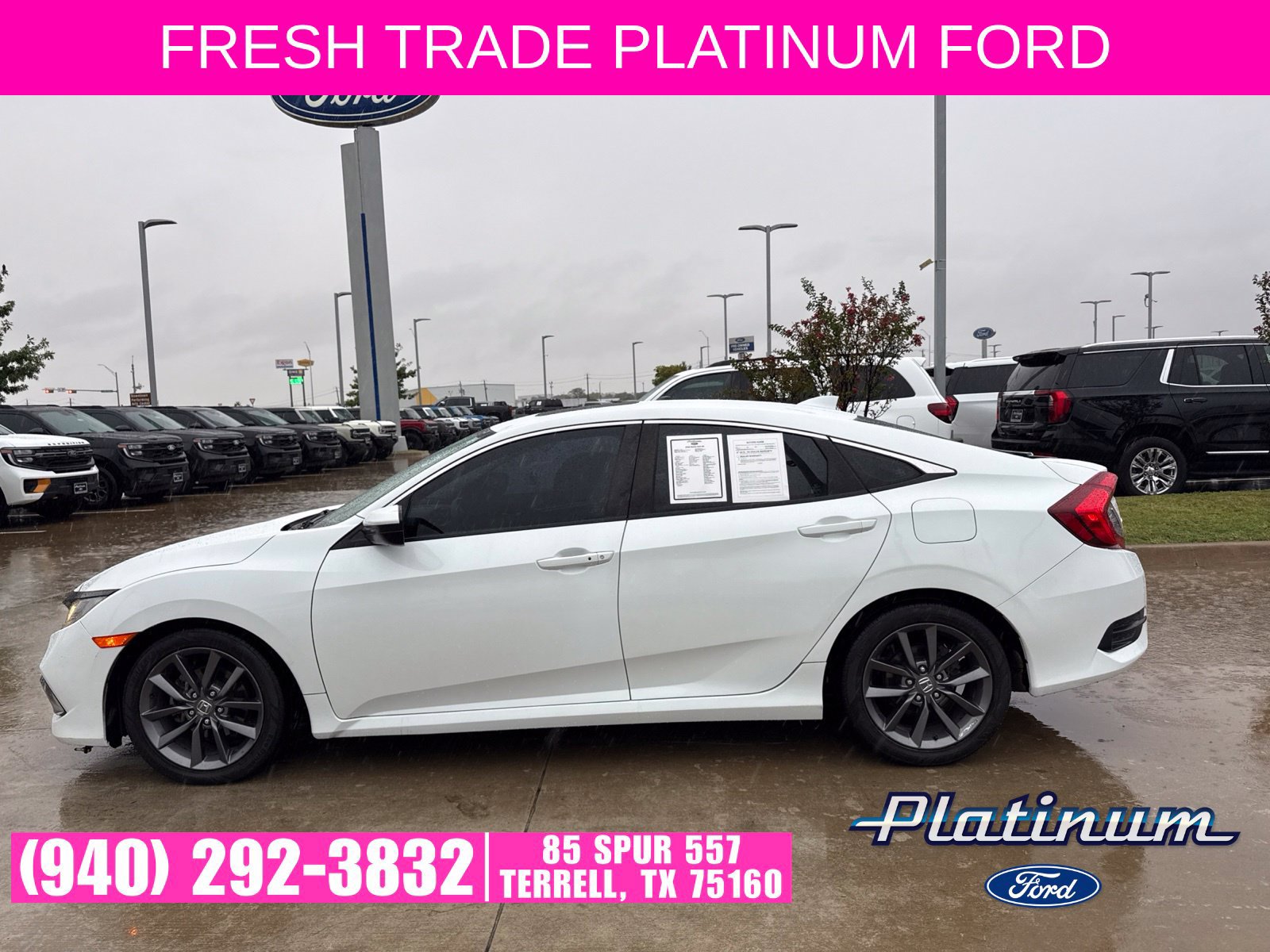 Used 2020 Honda Civic EX image 2