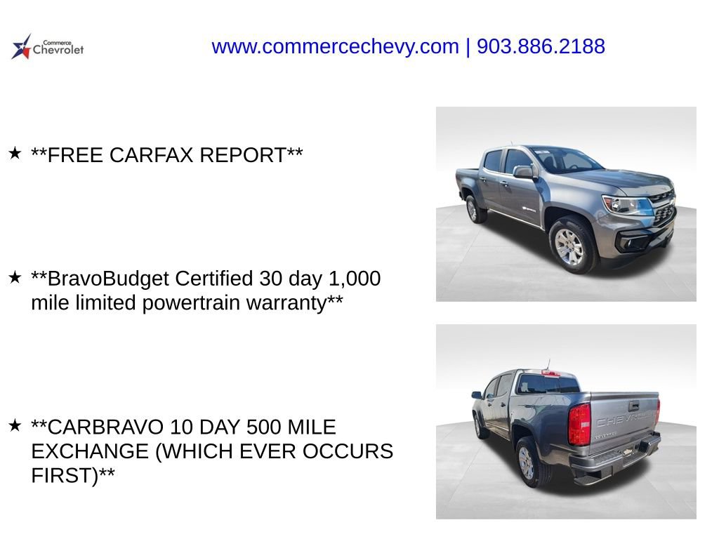 Used 2021 Chevrolet Colorado LT w/ LT Convenience Package RWD image 5