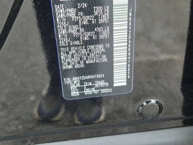 Used 2024 Nissan Armada Platinum w/ Captain's Chairs Package RWD image 34