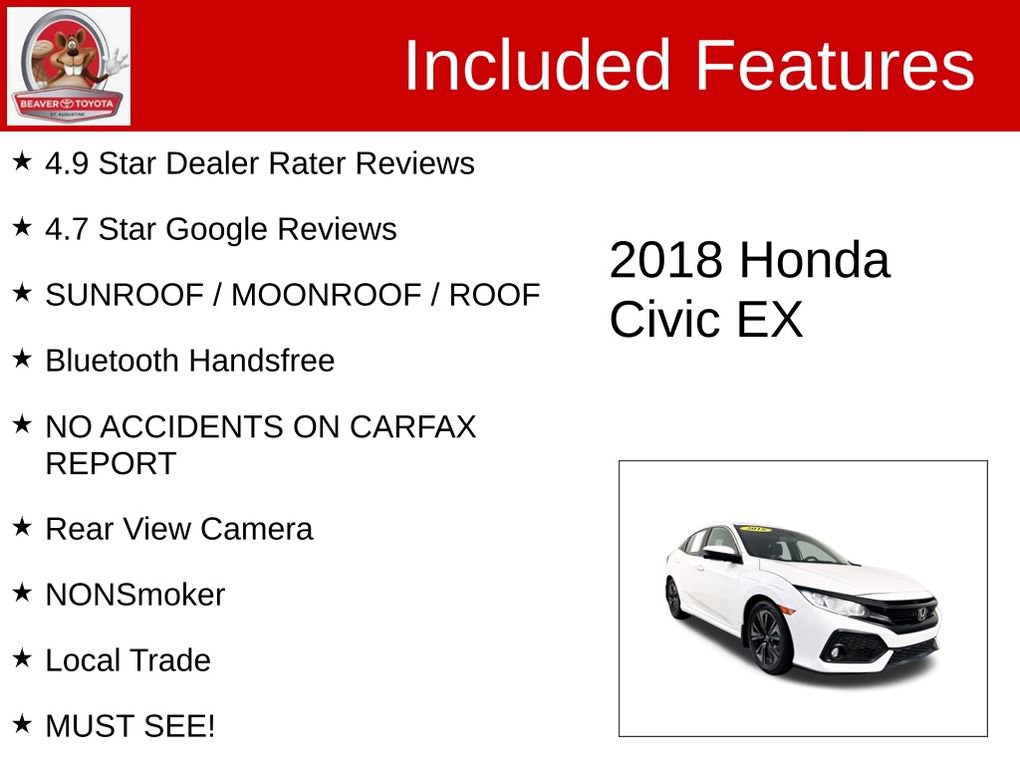 Used 2018 Honda Civic EX image 4