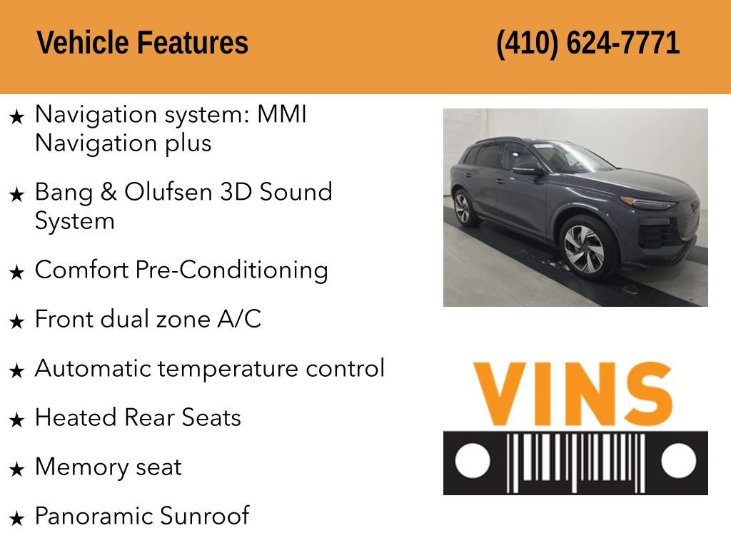 Used 2025 Audi Q6 e-tron Premium Plus w/ Premium Plus AWD/4WD image 5