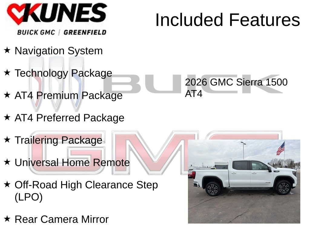 New 2026 GMC Sierra 1500 AT4 w/ AT4 Premium Package image 3