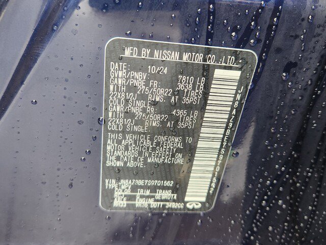 New 2025 INFINITI QX80 Luxe w/ Exterior Package image 14