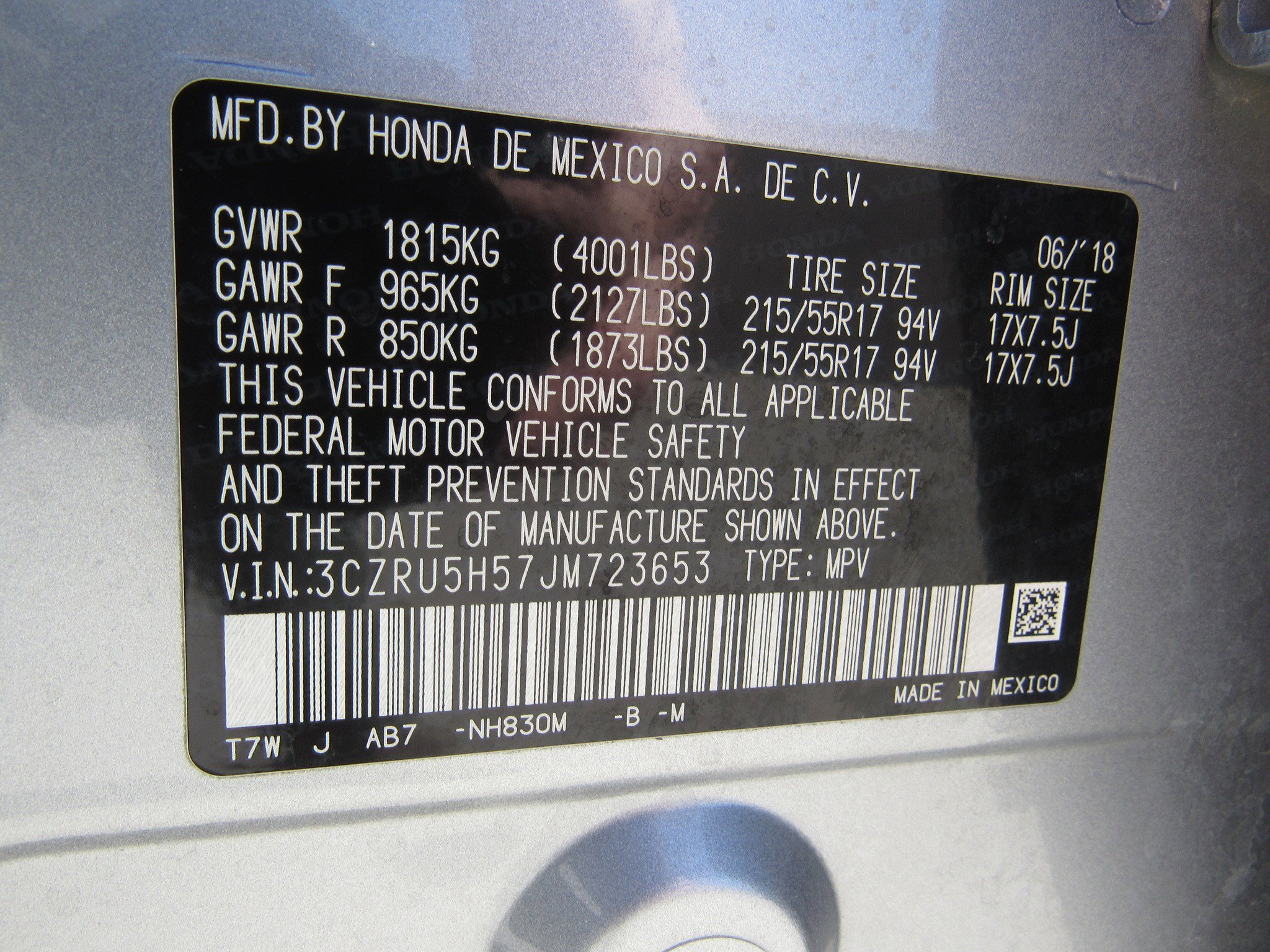 Used 2018 Honda HR-V EX image 28