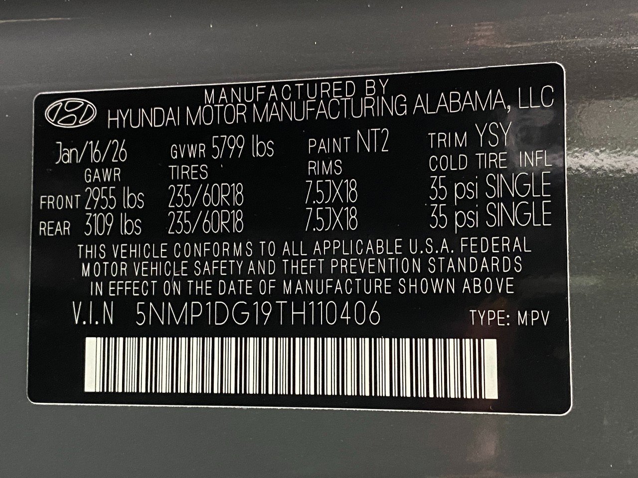 New 2026 Hyundai Santa Fe SE AWD/4WD image 31