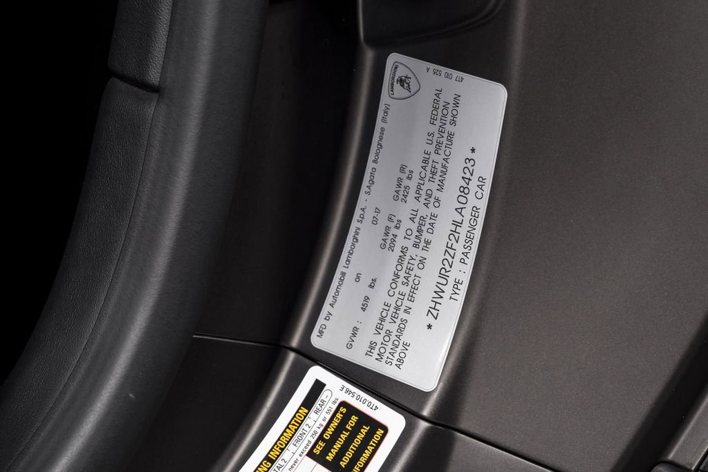 Used 2017 Lamborghini Huracan LP 580-2 image 11