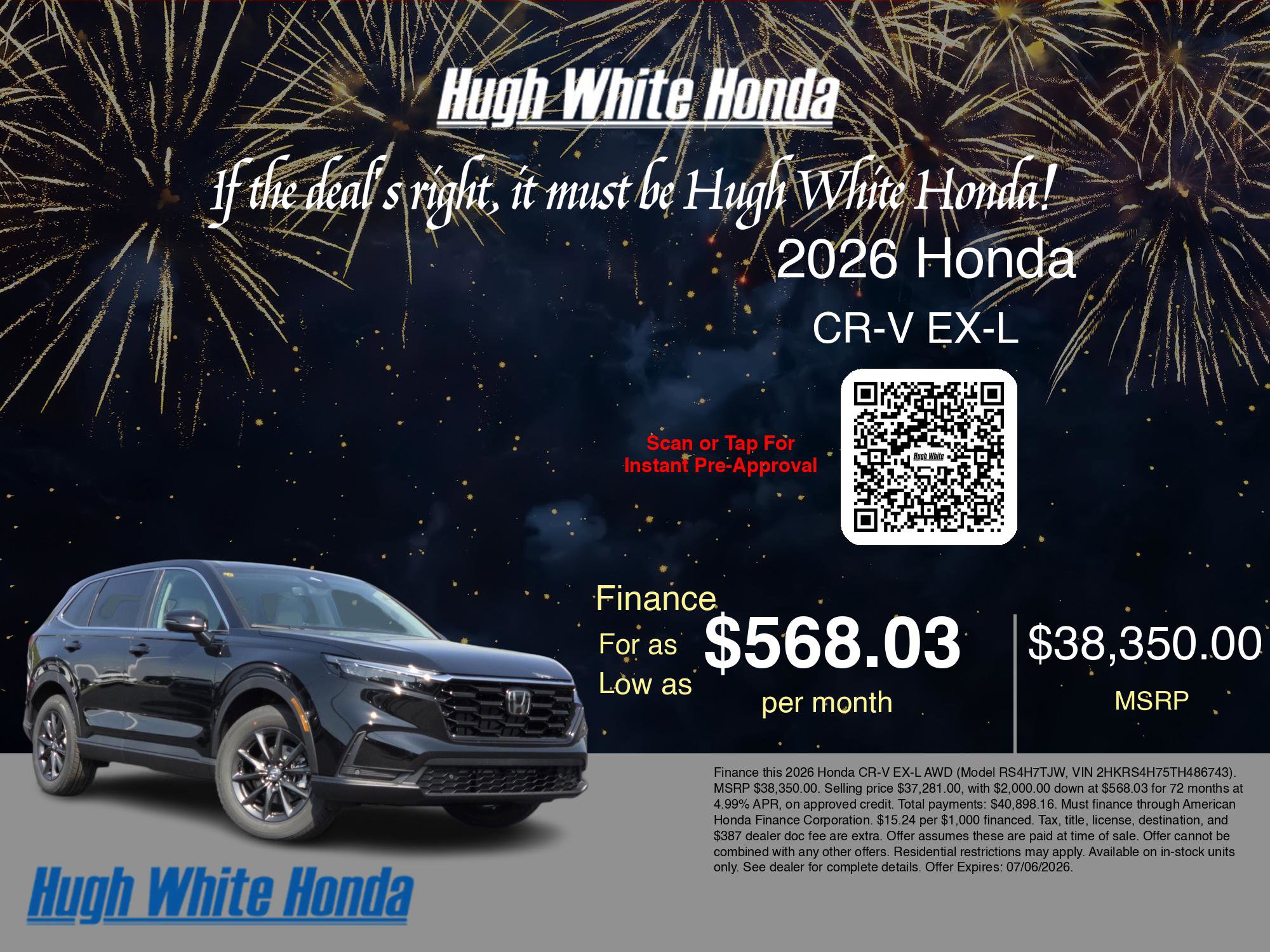 New 2026 Honda CR-V EX-L image 7
